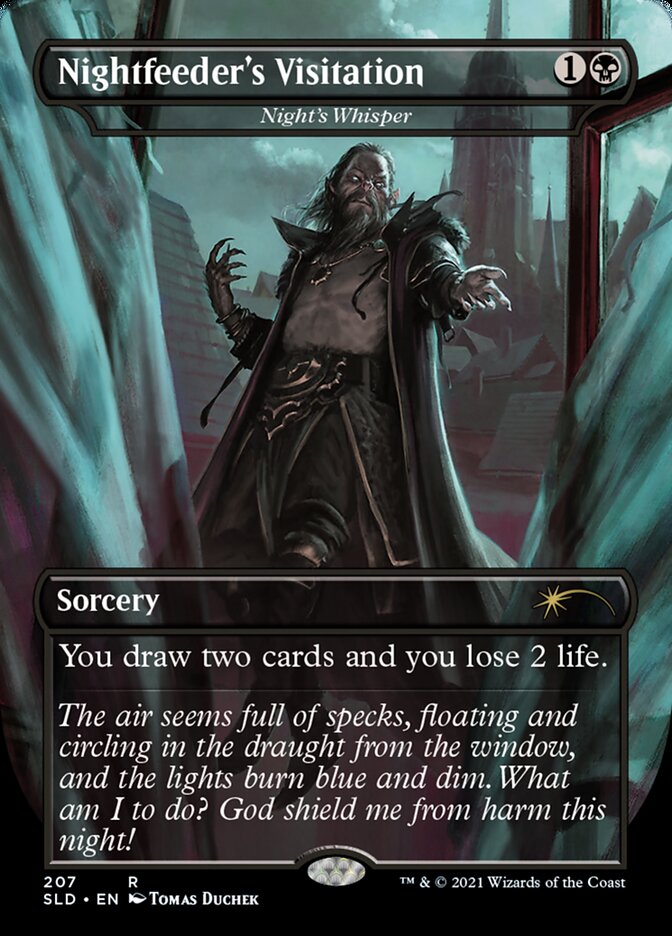 Magic the Gathering Card - Night's Whisper - MTG Circle
