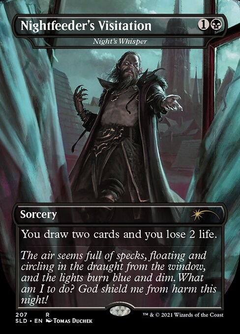 Magic the Gathering Card - Night's Whisper - MTG Circle