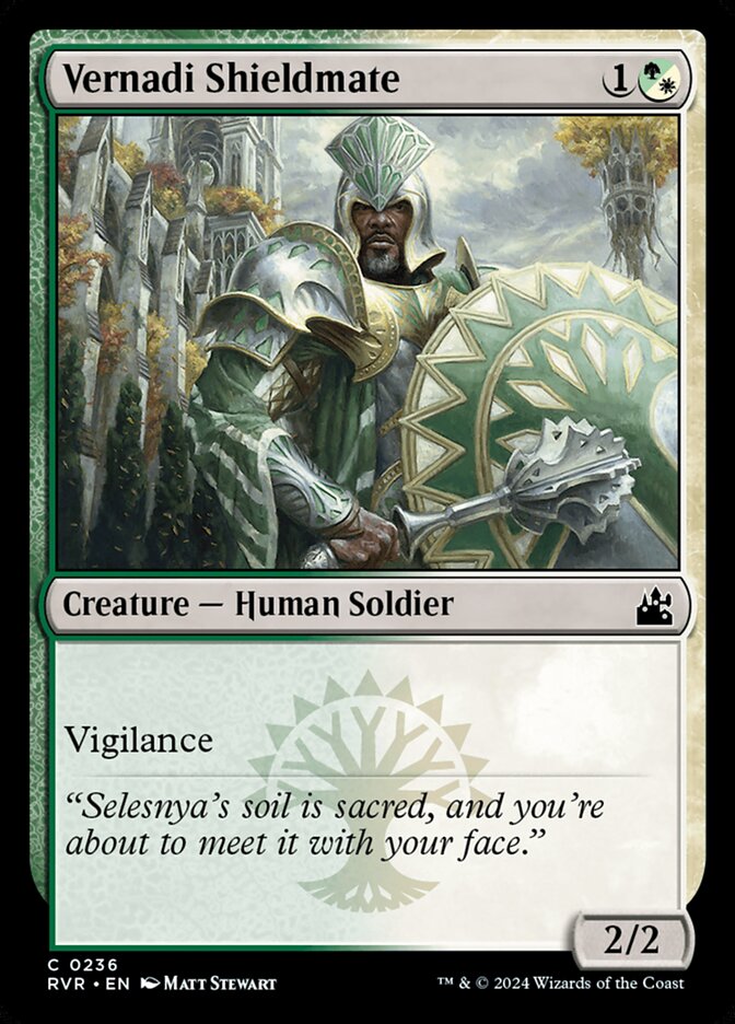 Magic the Gathering Card - Vernadi Shieldmate - MTG Circle