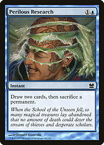Magic the Gathering Card - Perilous Research - MTG Circle
