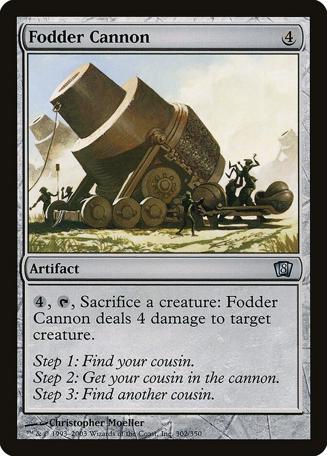 Magic the Gathering Card - Fodder Cannon - MTG Circle