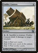 Magic the Gathering Card - Fodder Cannon - MTG Circle