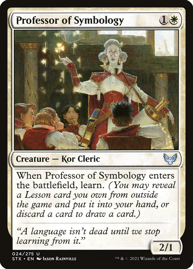 Magic the Gathering Card - Professor of Symbology - MTG Circle