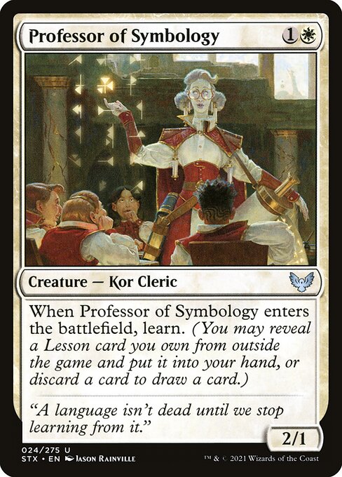 Magic the Gathering Card - Professor of Symbology - MTG Circle