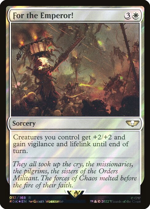 Magic the Gathering Card - For the Emperor! - MTG Circle