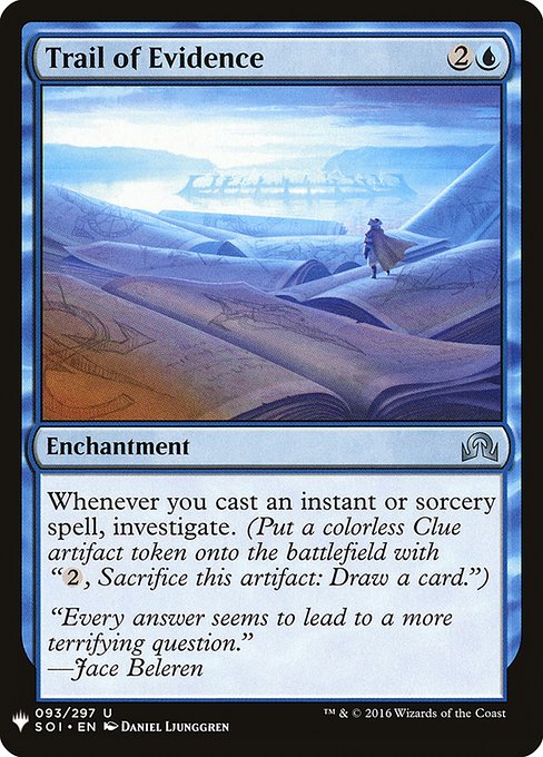 Magic the Gathering Card - Trail of Evidence - MTG Circle