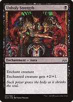 Magic the Gathering Card - Unholy Strength - MTG Circle