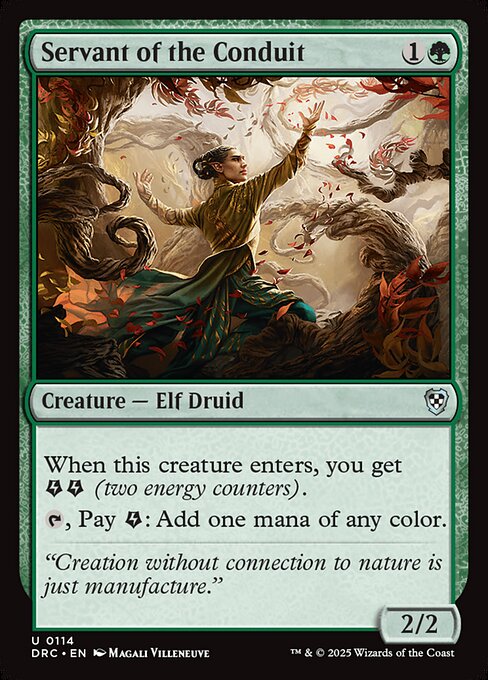 Magic the Gathering Card - Servant of the Conduit - MTG Circle