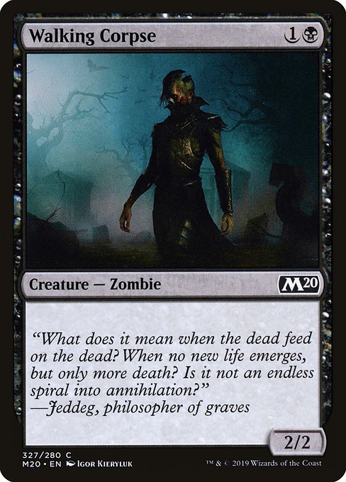 Magic the Gathering Card - Walking Corpse - MTG Circle