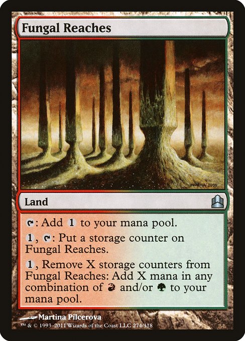 Magic the Gathering Card - Fungal Reaches - MTG Circle