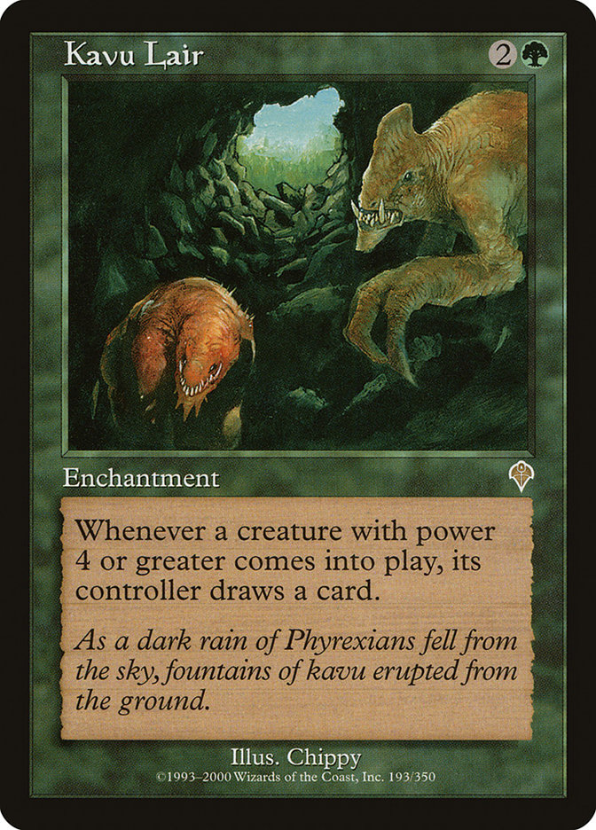 Magic the Gathering Card - Kavu Lair - MTG Circle