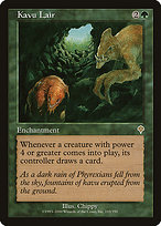Magic the Gathering Card - Kavu Lair - MTG Circle