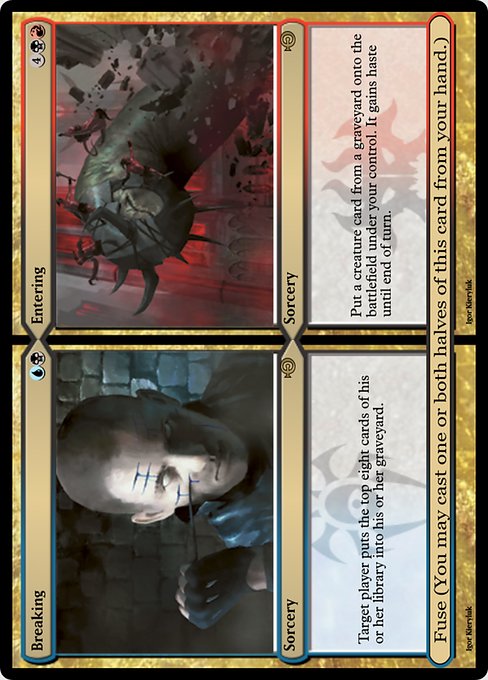 Magic the Gathering Card - Breaking // Entering - MTG Circle