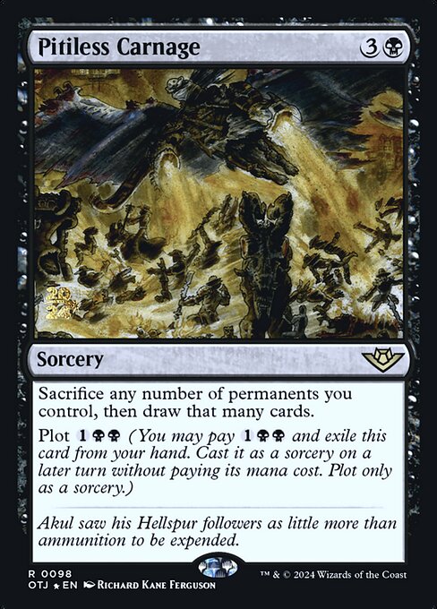 Magic the Gathering Card - Pitiless Carnage - MTG Circle