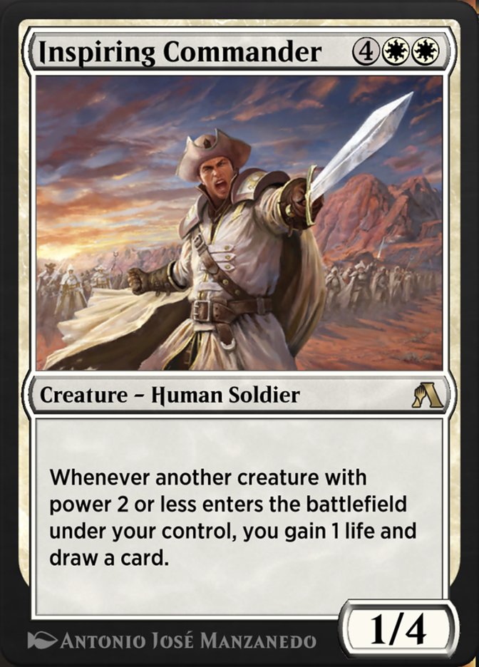 Magic the Gathering Card - Inspiring Commander - MTG Circle