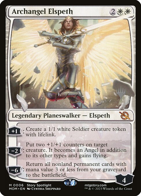 Magic the Gathering Card - Archangel Elspeth - MTG Circle