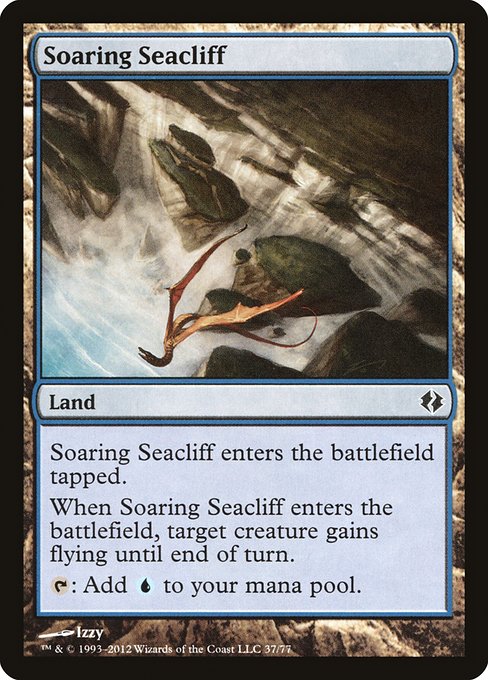 Magic the Gathering Card - Soaring Seacliff - MTG Circle