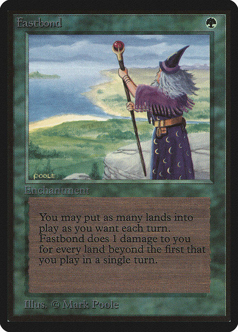 Magic the Gathering Card - Fastbond - MTG Circle