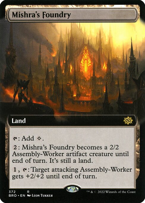 Magic the Gathering Card - Mishra's Foundry - MTG Circle