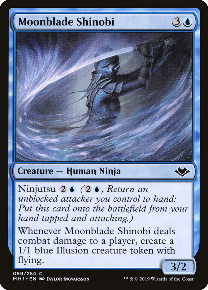 Magic the Gathering Card - Moonblade Shinobi - MTG Circle