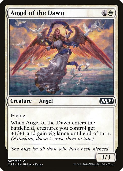 Magic the Gathering Card - Angel of the Dawn - MTG Circle