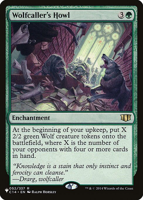 Magic the Gathering Card - Wolfcaller's Howl - MTG Circle