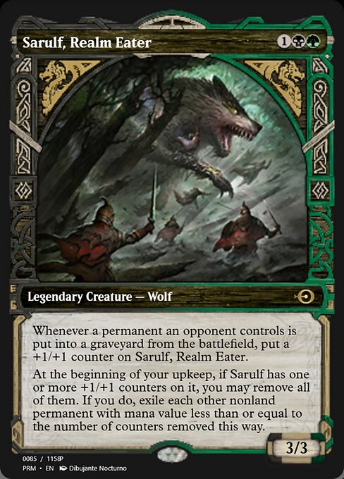 Magic the Gathering Card - Sarulf, Realm Eater - MTG Circle