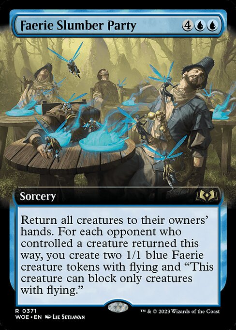Magic the Gathering Card - Faerie Slumber Party - MTG Circle