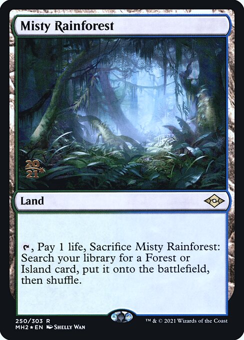 Magic the Gathering Card - Misty Rainforest - MTG Circle