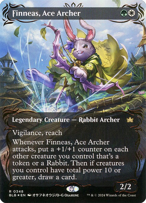 Magic the Gathering Card - Finneas, Ace Archer - MTG Circle