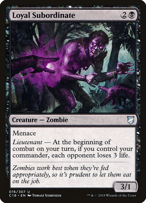 Magic the Gathering Card - Loyal Subordinate - MTG Circle