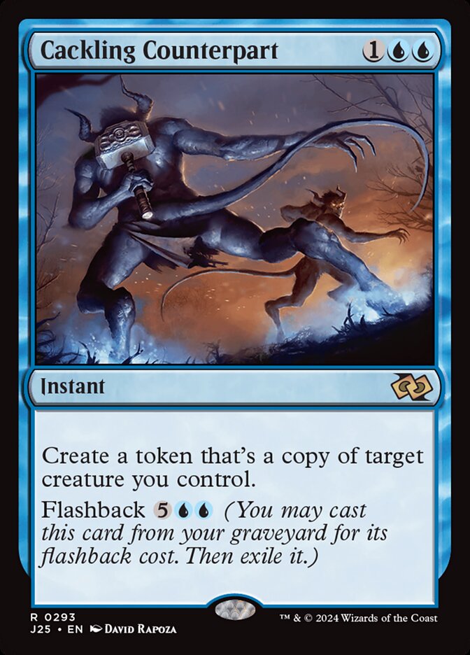 Magic the Gathering Card - Cackling Counterpart - MTG Circle