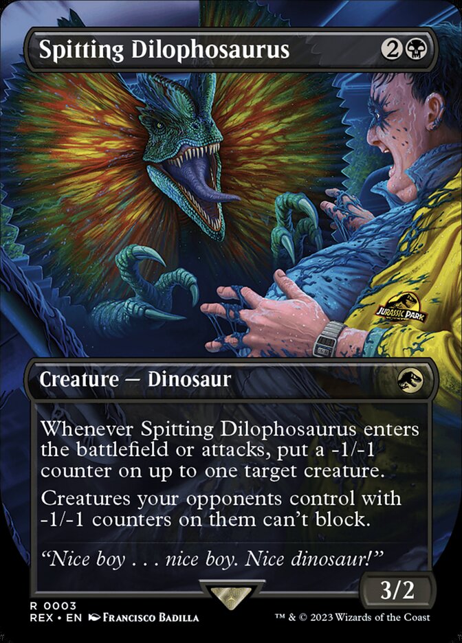 Magic the Gathering Card - Spitting Dilophosaurus - MTG Circle