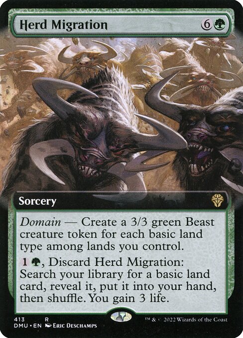 Magic the Gathering Card - Herd Migration - MTG Circle