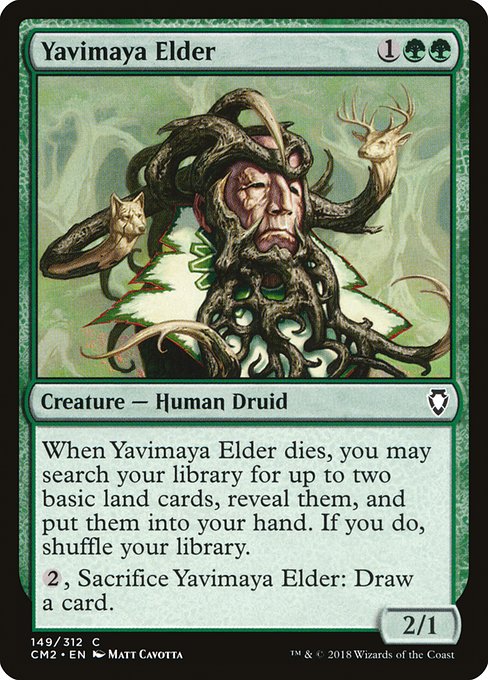 Magic the Gathering Card - Yavimaya Elder - MTG Circle