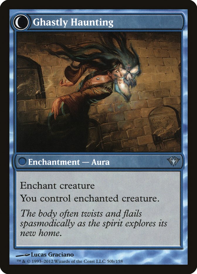 Magic the Gathering Card - Ghastly Haunting - MTG Circle
