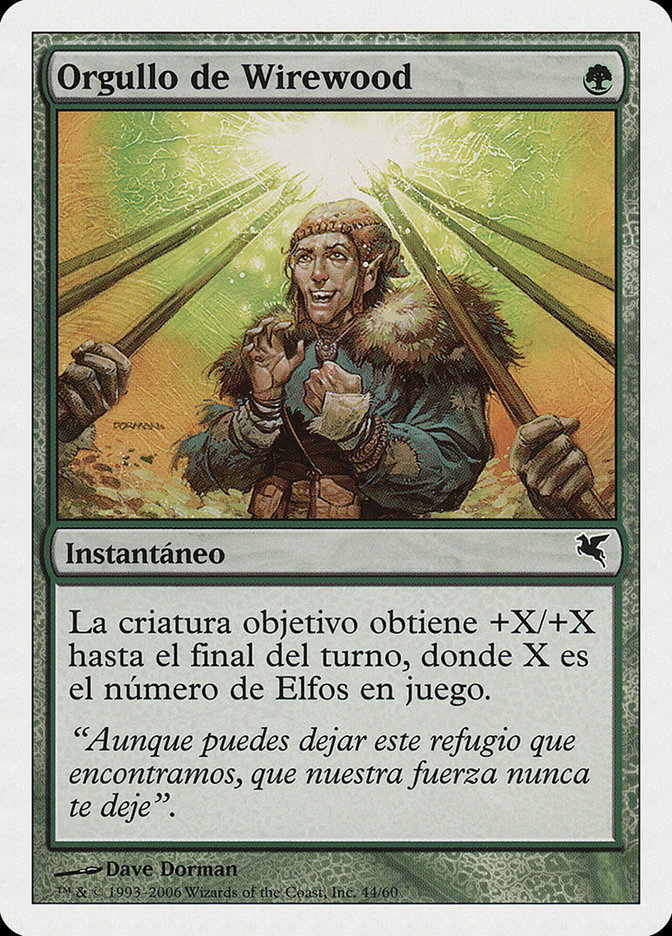 Magic the Gathering Card - Wirewood Pride - MTG Circle