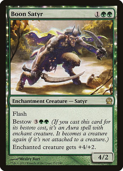 Magic the Gathering Card - Boon Satyr - MTG Circle