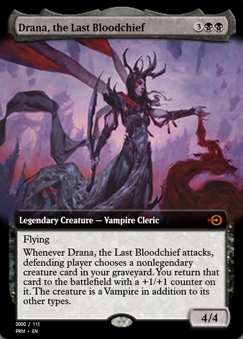 Magic the Gathering Card - Drana, the Last Bloodchief - MTG Circle