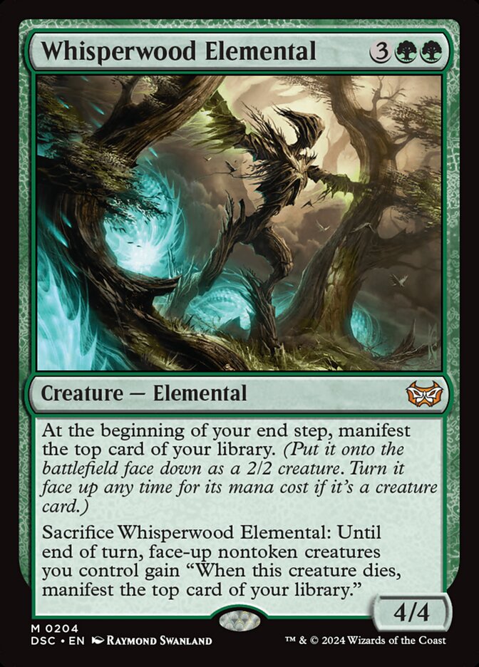 Magic the Gathering Card - Whisperwood Elemental - MTG Circle