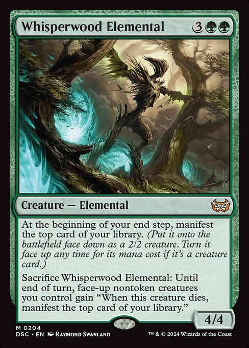 Magic the Gathering Card - Whisperwood Elemental - MTG Circle