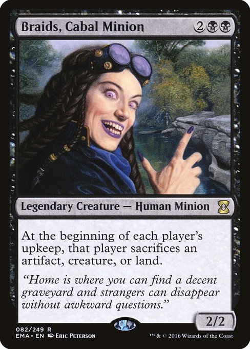 Magic the Gathering Card - Braids, Cabal Minion - MTG Circle