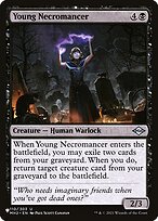 Magic the Gathering Card - Young Necromancer - MTG Circle