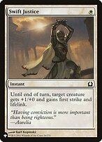 Magic the Gathering Card - Swift Justice - MTG Circle