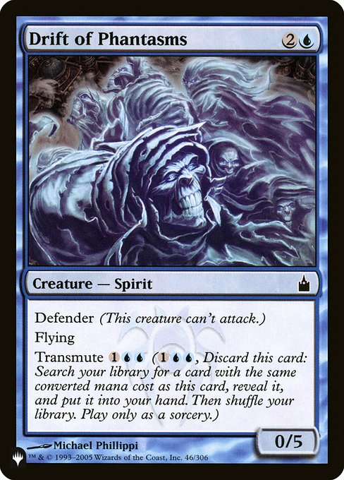 Magic the Gathering Card - Drift of Phantasms - MTG Circle