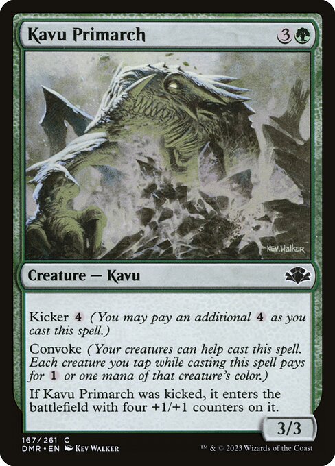 Magic the Gathering Card - Kavu Primarch - MTG Circle