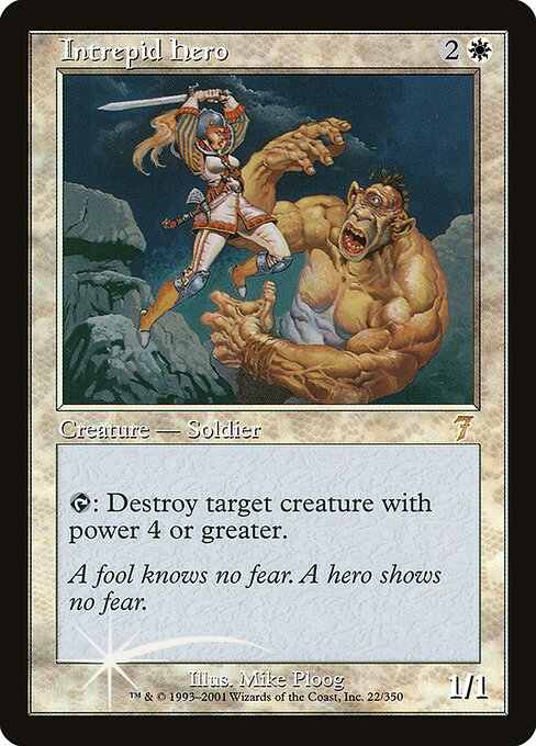 Magic the Gathering Card - Intrepid Hero - MTG Circle