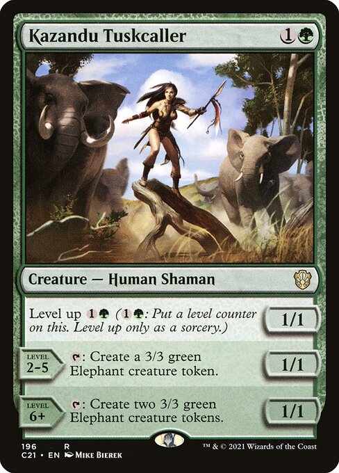 Magic the Gathering Card - Kazandu Tuskcaller - MTG Circle