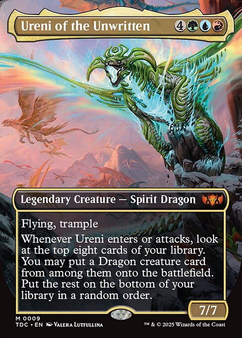 Magic the Gathering Card - Ureni of the Unwritten - MTG Circle