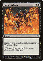 Magic the Gathering Card - Reckless Spite - MTG Circle